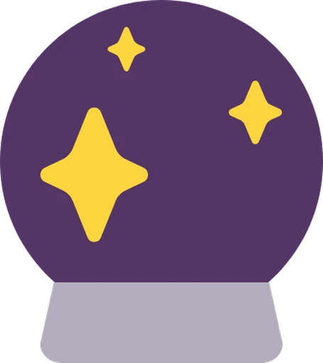Crystal ball icon